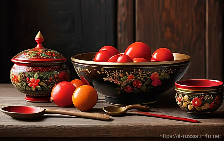 러시아의 전통 그림 기법 - "A serene Russian iconographer, dressed in traditional monastic robes, meticulously applying fine de...
