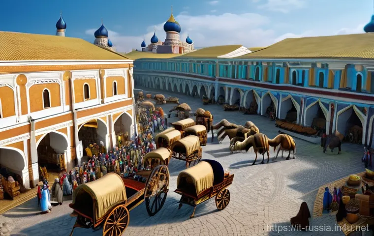 러시아 문화의 이슬람 영향 - **Joyful Eid Celebration in a Russian Muslim Community**
    A heartwarming and lively scene of an E...